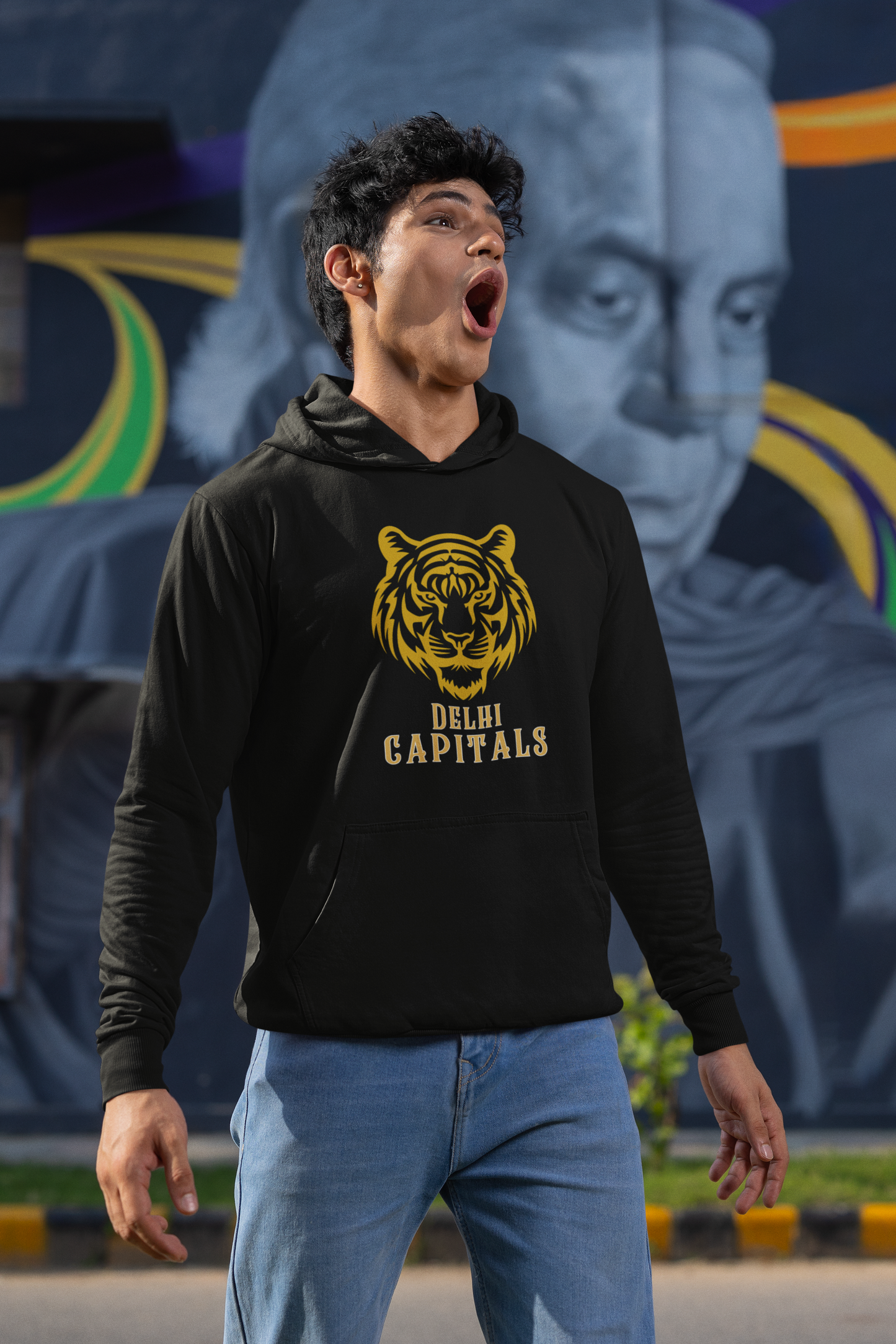 Tiger Spirit Hoodie - Delhi capitals