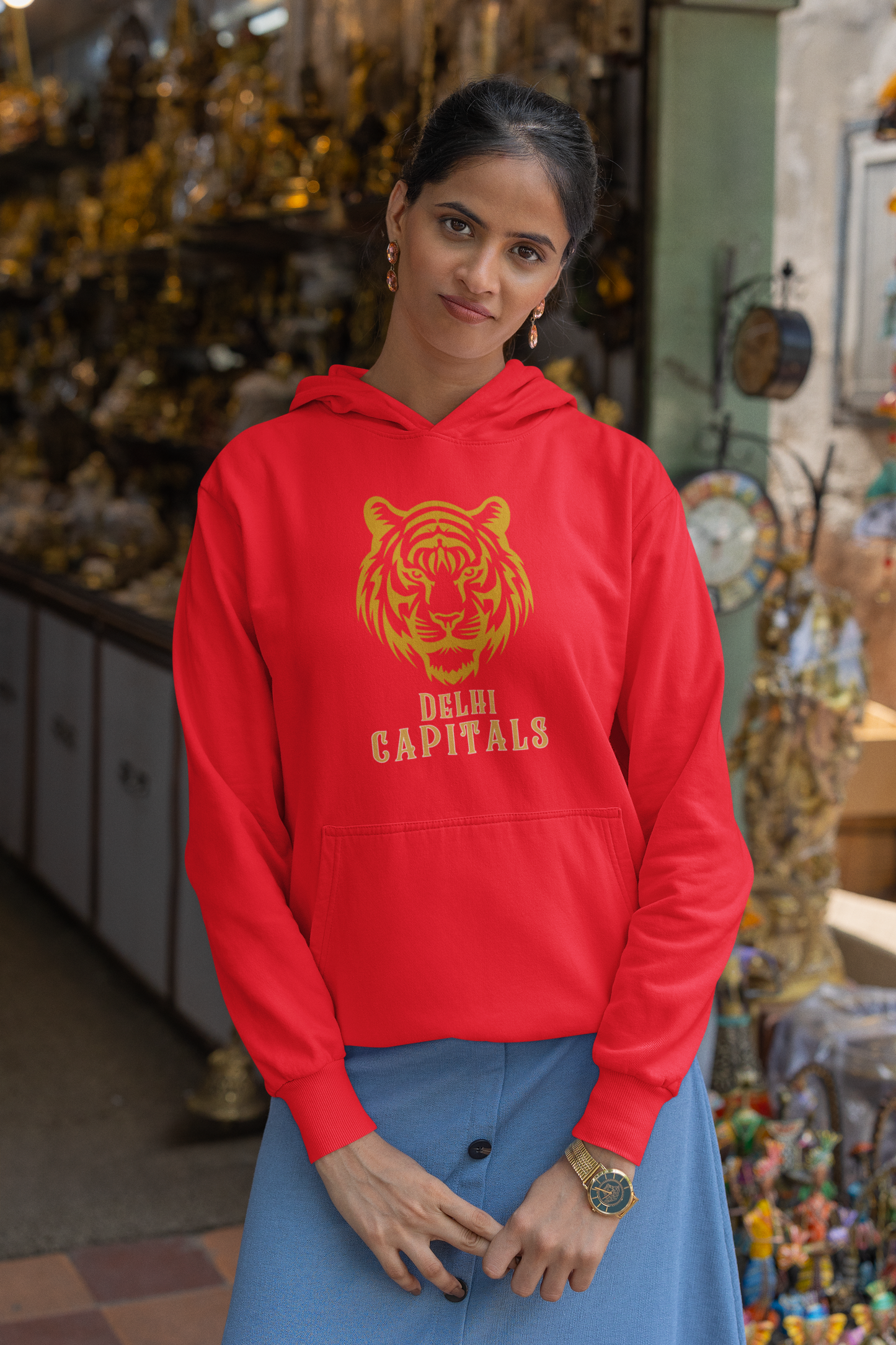 Tiger Spirit Hoodie - Delhi capitals