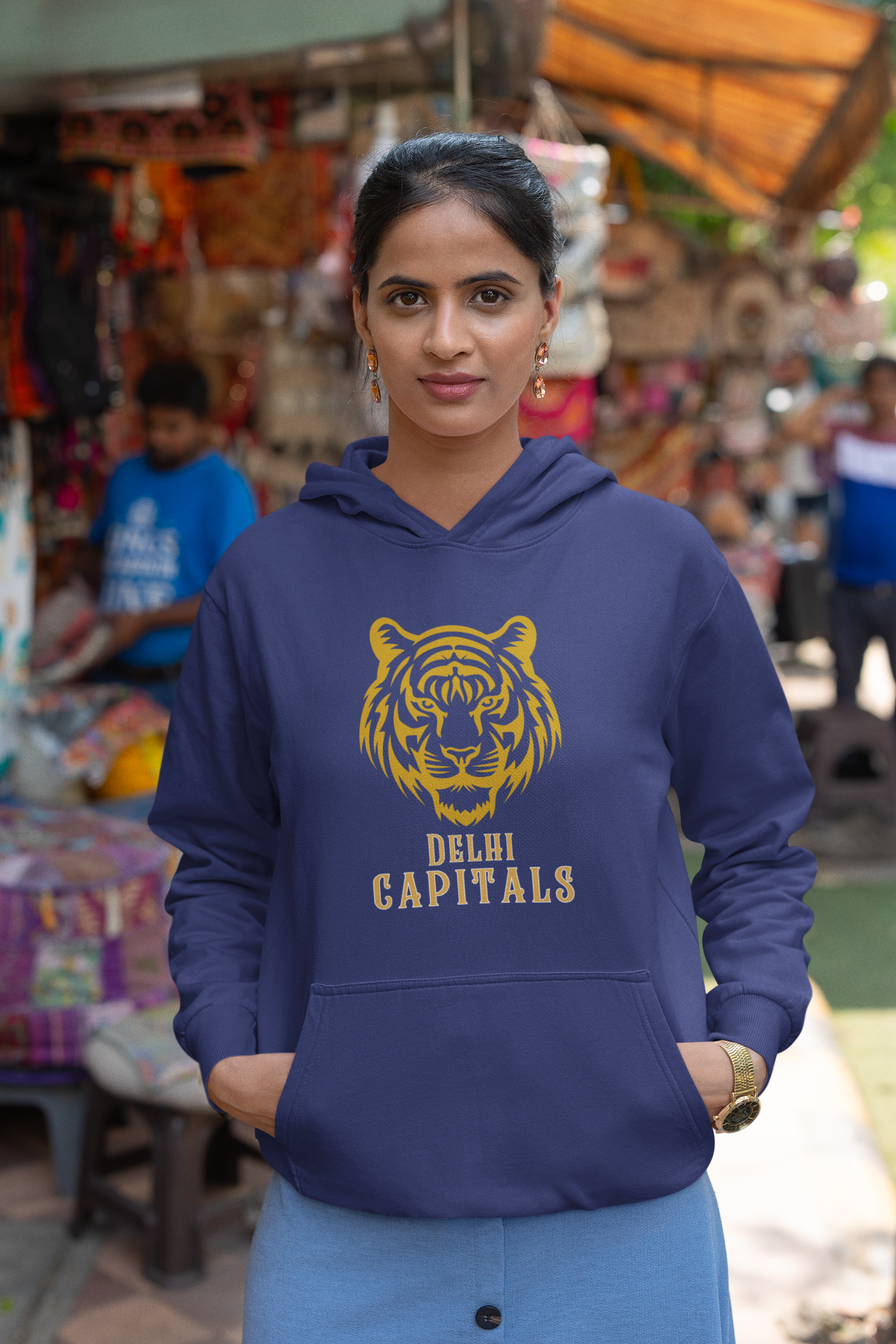 Tiger Spirit Hoodie - Delhi capitals