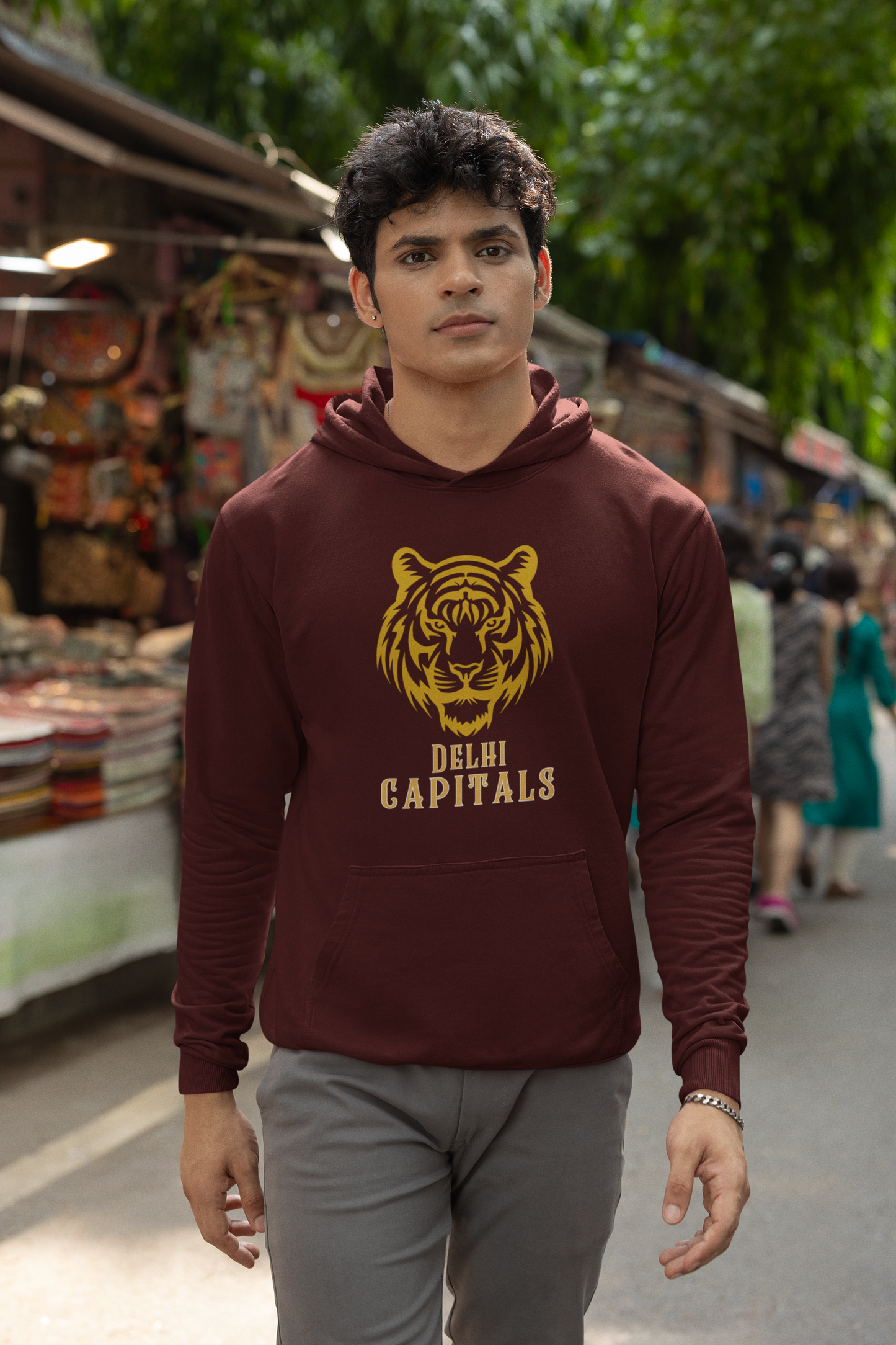 Tiger Spirit Hoodie - Delhi capitals