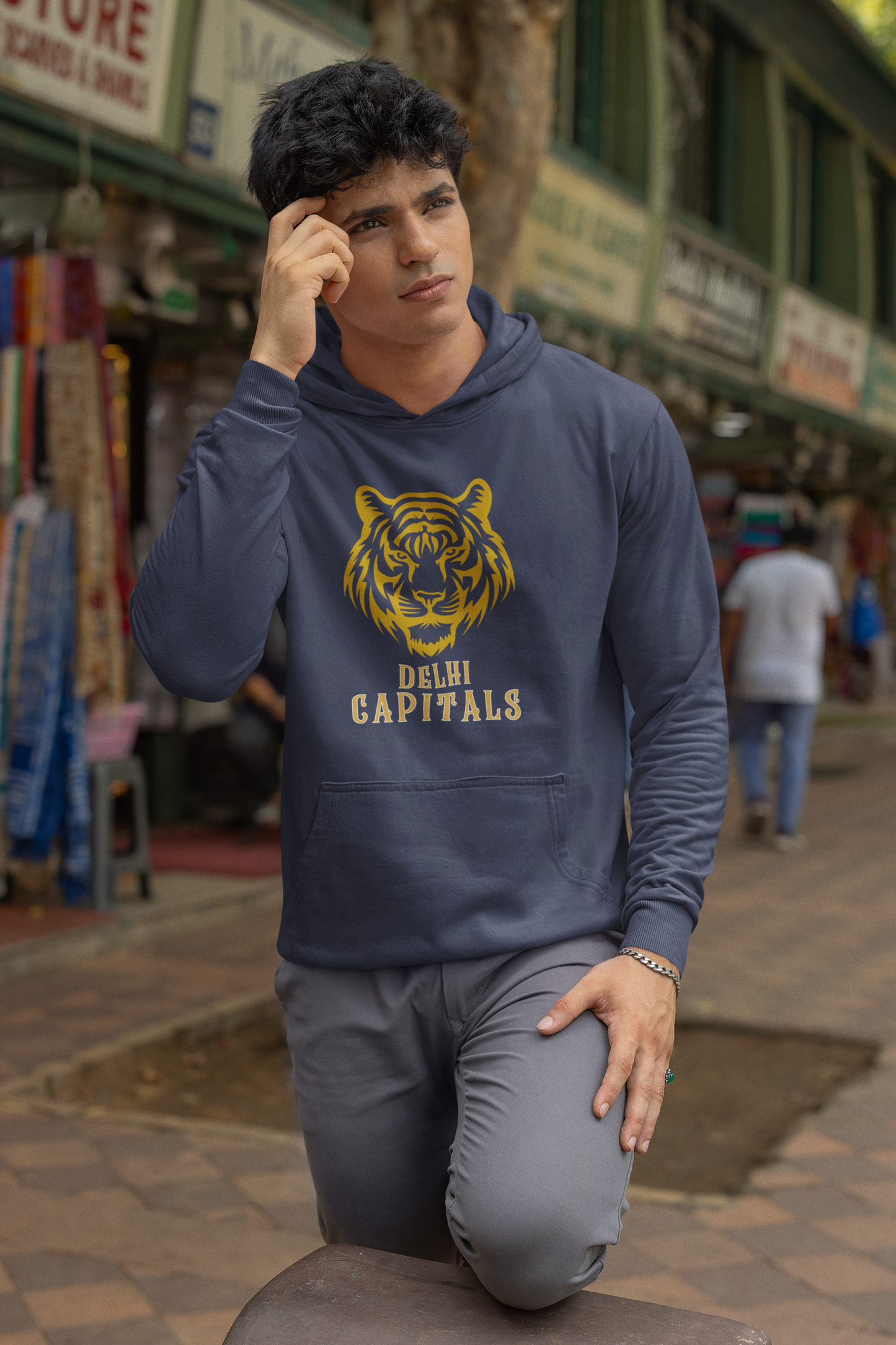 Tiger Spirit Hoodie - Delhi capitals