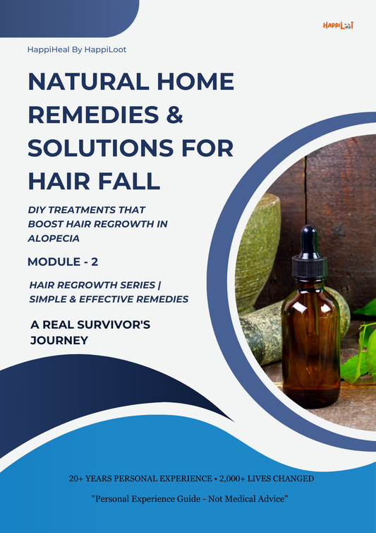 Natural Home Remedies & Solutions for Hair fall